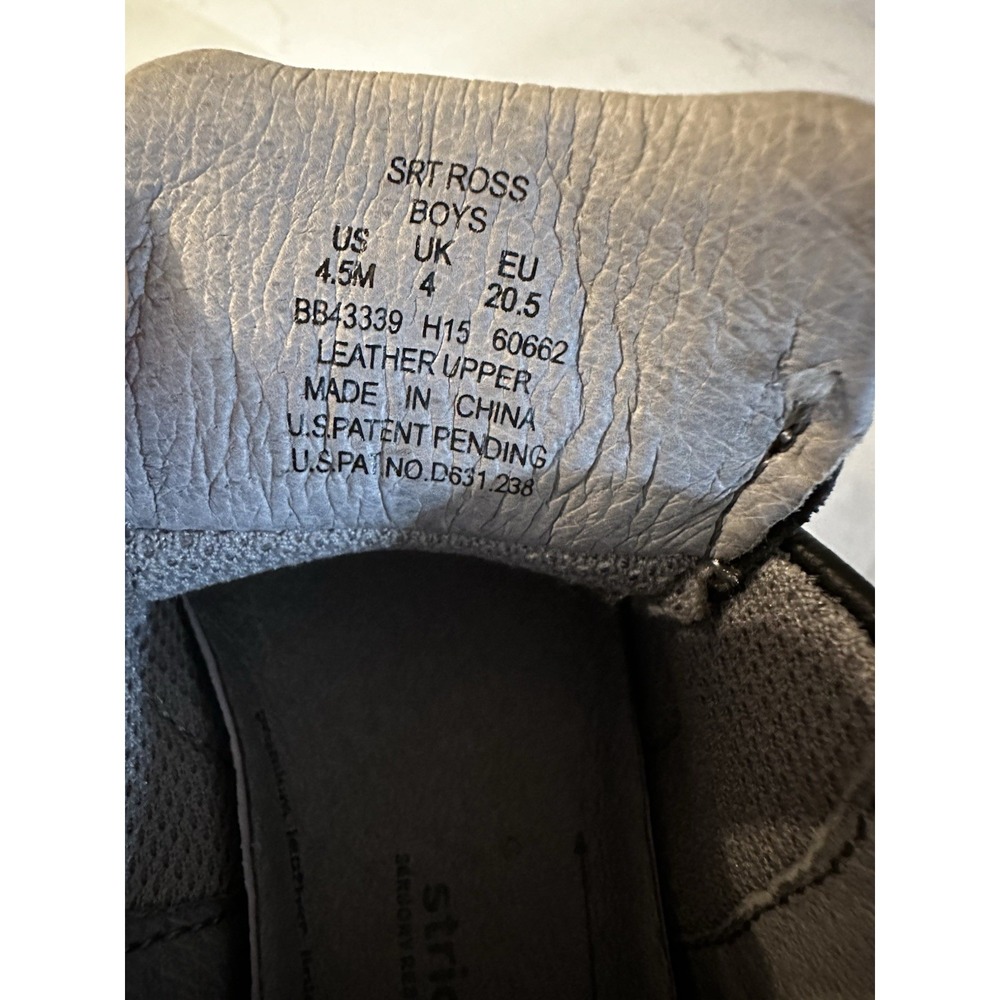STRIDE RITE INFANT SRT ROSS DRESS SHOE, BLACK SIZE 4.5 - Picture 5 of 6